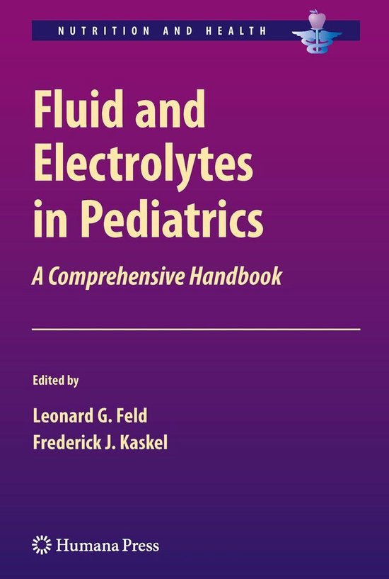 Nutrition and Health - Fluid and Electrolytes in Pediatrics - cover
