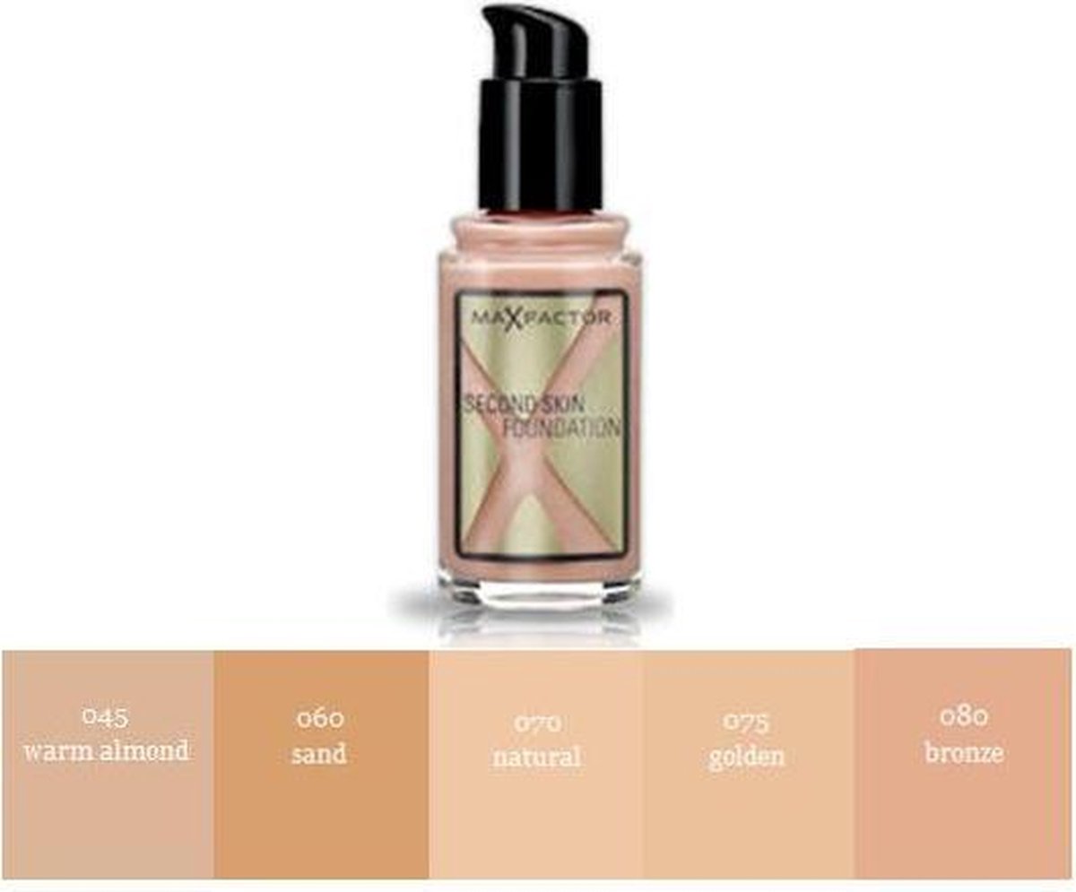 Max Factor Second Skin Foundation - 070 Natural