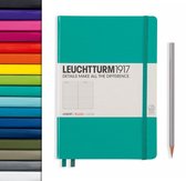 Leuchtturm notitieboek • pocket 9cm x15 cm • lijn • Pacific Blauwgroen - Notebook - 4004117551956