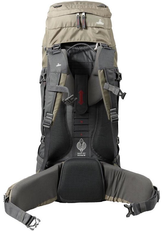 Nomad Sahara backpack 65L Timber wolf | bol.com
