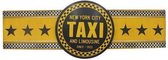 Signs-USA New York Taxi - Retro Wandbord - Metaal - 70x23 cm