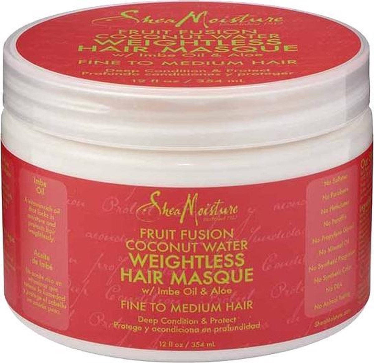 Shea Moisture Fruit Fusion Coconut Water Weightless Hair Masque 354 ml