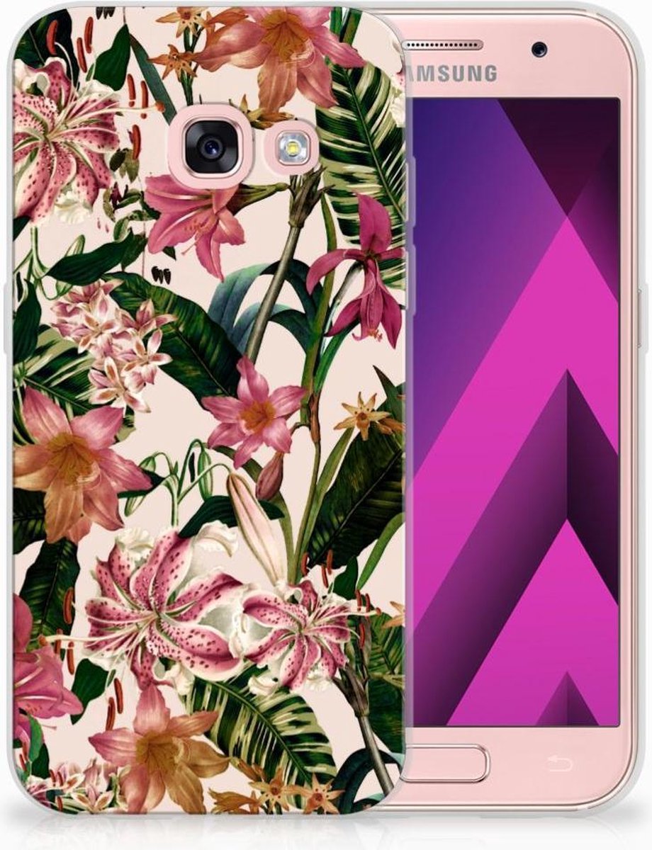 Samsung Galaxy A3 2017 TPU Case Flowers
