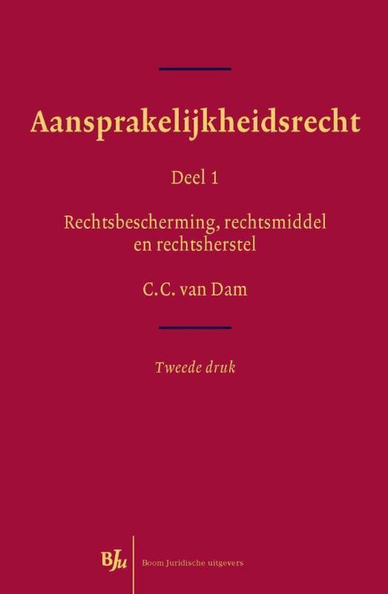 Aansprakelijkheidsrecht 1 - Rechtsbescherming, rechtsmiddel  ... - cover