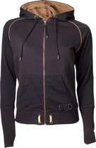 Assassin's Creed Syndicate Black Zipped Hoodie Women (XL)