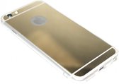 Spiegel hoesje goud siliconen Geschikt voor iPhone 6 / 6S
