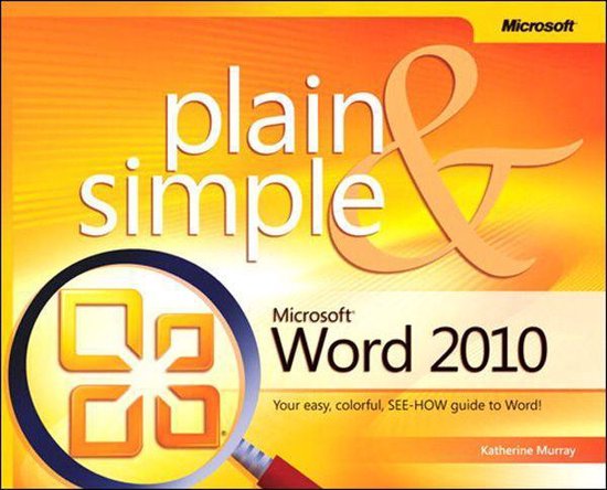 Microsoft� Word 2010 Plain & Simple - cover