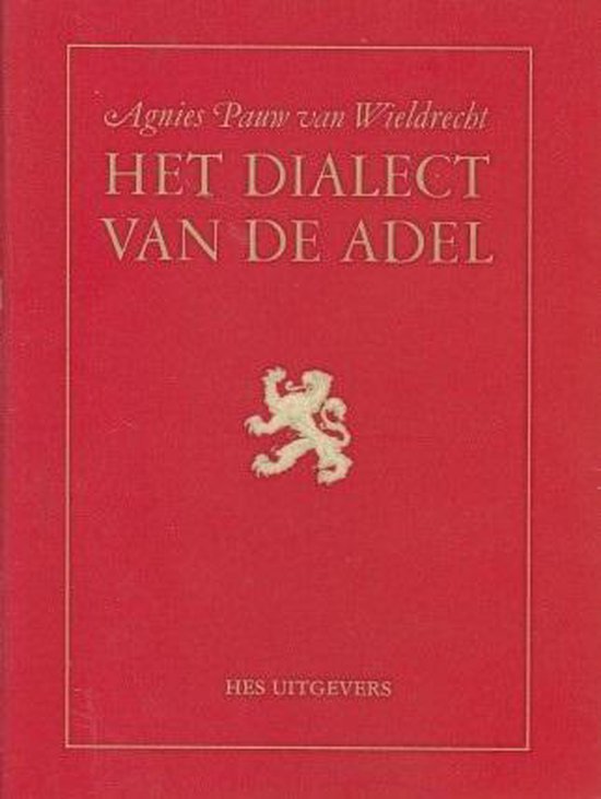 Dialect van de adel - cover