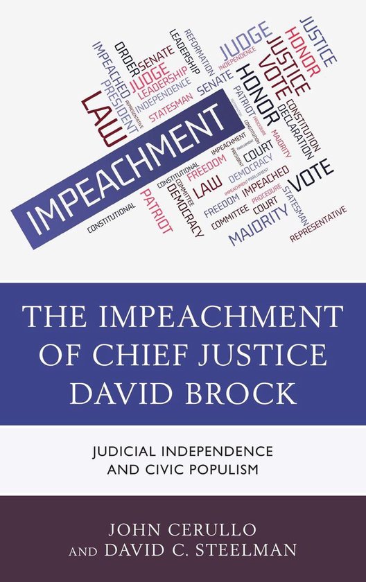 The Impeachment of Chief Justice David Brock - cover