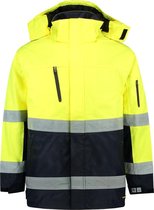 Tricorp Parka EN471 bi-color - Workwear - 403004 - fluor geel / navy - Maat XL