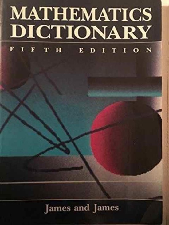 Mathematics Dictionary 9780442012410 R.C. James Boeken