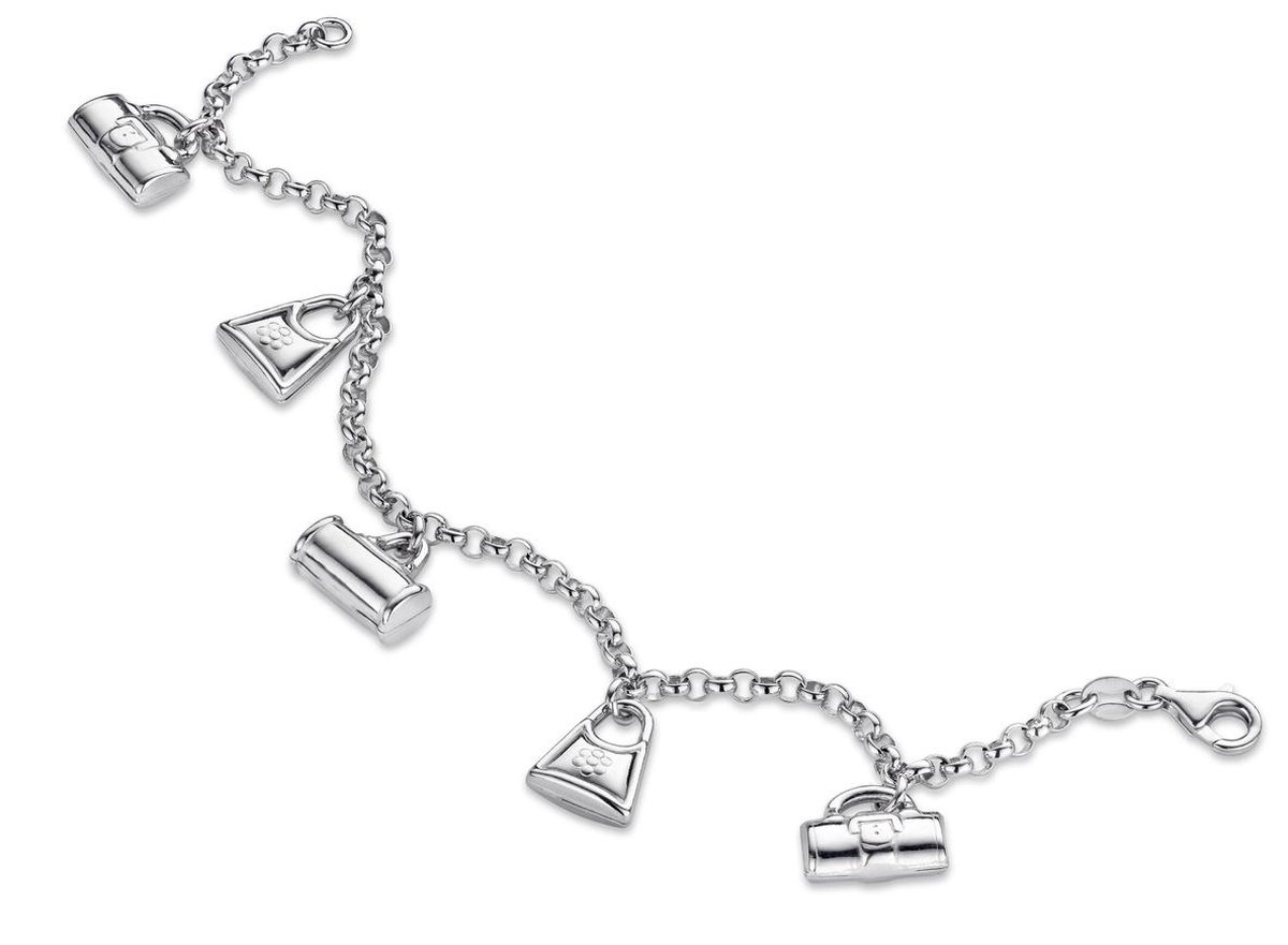 Orphelia ZA-1984 - Armband tasjes - 925 Zilver - 19 cm