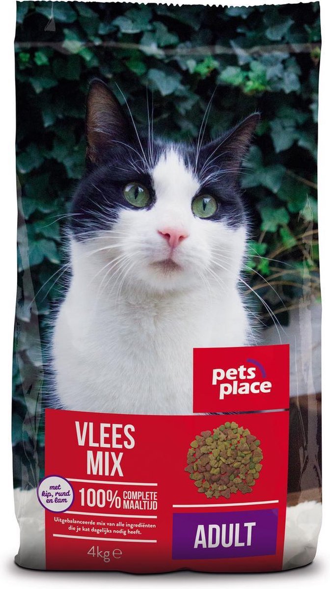 Veel Om toevlucht te zoeken Van storm Pets Place Kat Adult - Kattenvoer - Vleesmix - 4 kg | bol.com