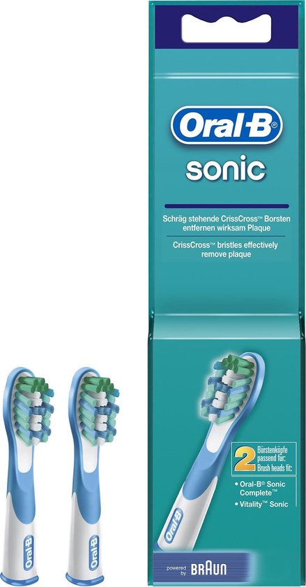 Oral-B sonic SR 18 opzetborstel (2 stuks) | bol.com