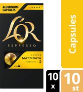 L'OR Lungo Mattinata koffiecups - 10 x 10 cups