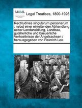 Rectitudines Singularum Personarum