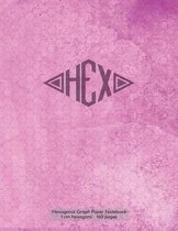 Hexagonal Graph Paper Notebook 1 cm hexagons - 160 pages