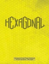 Hexagonal Graph Paper Notebook 1/4 inch hexagons - 160 pages