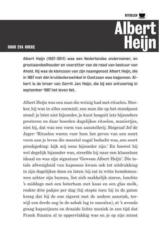 Dagelijkse rituelen