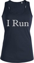 I Run dames sport shirt / hemd / top zwart - maat M