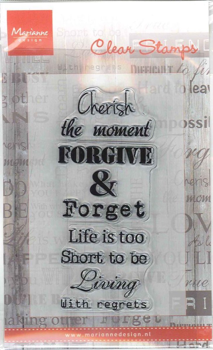 Clear Stamps Cherish the moment