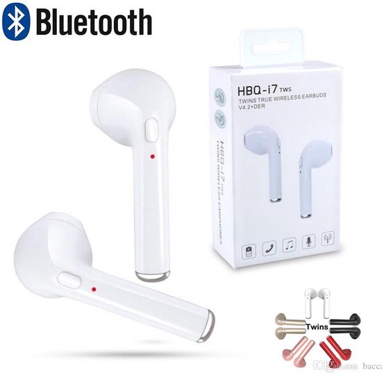 HBQ i7 TWS- True Stereo - draadloze oordopjes wit voor android en IOS |  bol.com