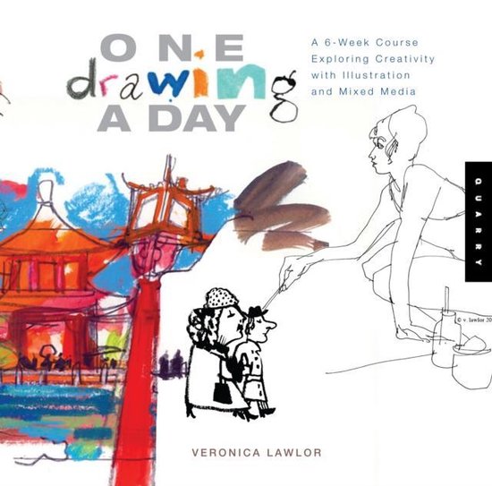 One Drawing a Day, Veronica Lawlor 9781592537242 Boeken