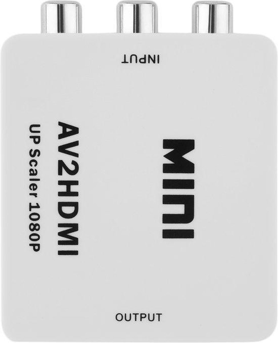 Tulp Naar HDMI Converter - AV / Composiet RCA To HDMI Audio Video Kabel Adapter Converter