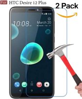 2 Stuks - HTC Desire 12 + ( Plus) Beschermglas Screen Protector / Glazen Tempered Glass