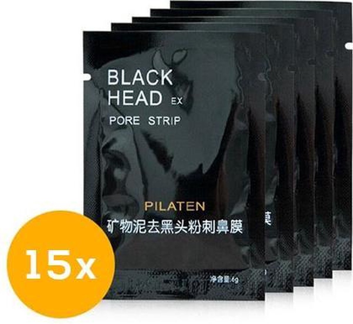 Mee-eters verwijderen met blackhead masker / Blackhead - 15 stuks | bol.com