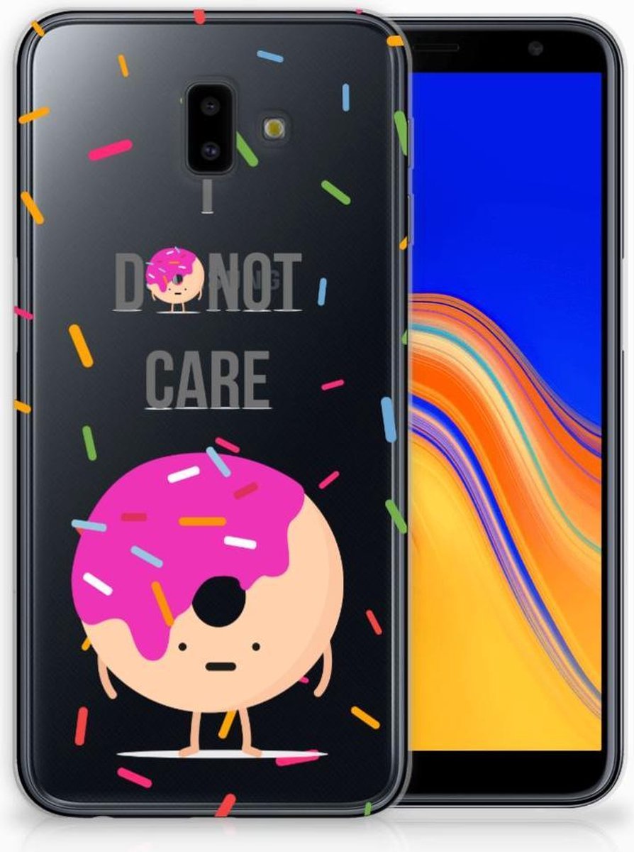 Samsung Galaxy J6 Plus (2018) Siliconen Case Donut Roze