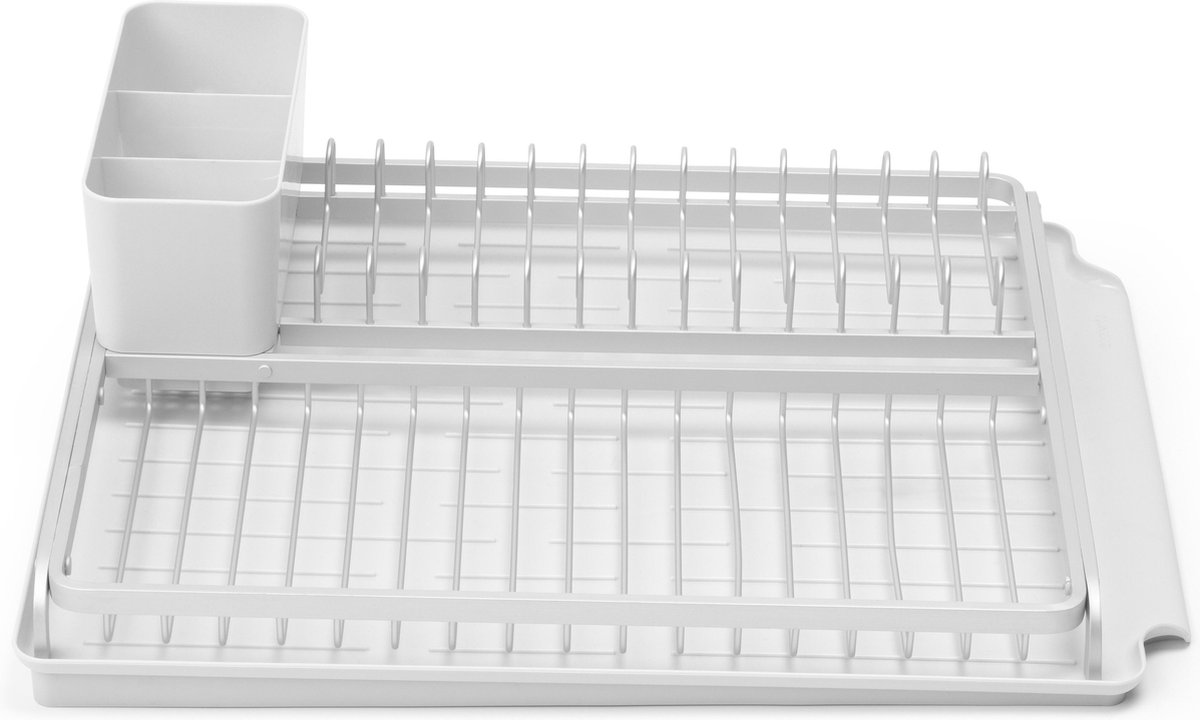 Goedkoopste Brabantia SinkSide Afdruiprek - met Lekbak en Bestekhouder - Light Grey