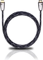 Oehlbach EASY CONNECT STEEL HIGH SPEED HDMI®-KABEL MET ETHERNET -kabel lengte 2,5 m