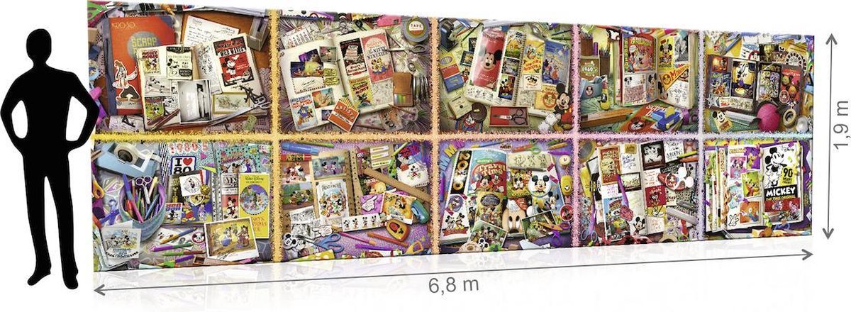 Puzzle Disney : Mickey au fil des Années - 40000 pièces - Puzzle