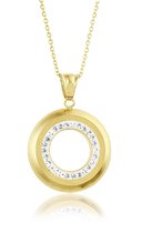 Montebello Ketting Bomai Gold - 316L Staal Goud PVD - ∅30mm - 50cm