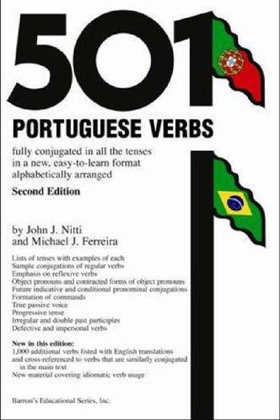 501 Portuguese Verbs - cover