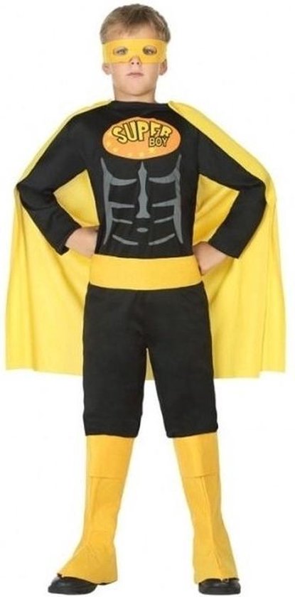 Superhelden vleermuis verkleed set / kostuum voor jongens - carnavalskleding - voordelig geprijsd 128