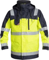FE Engel Parka Jas EN 20471 1000-928 - Geel/Marine 3806 - L