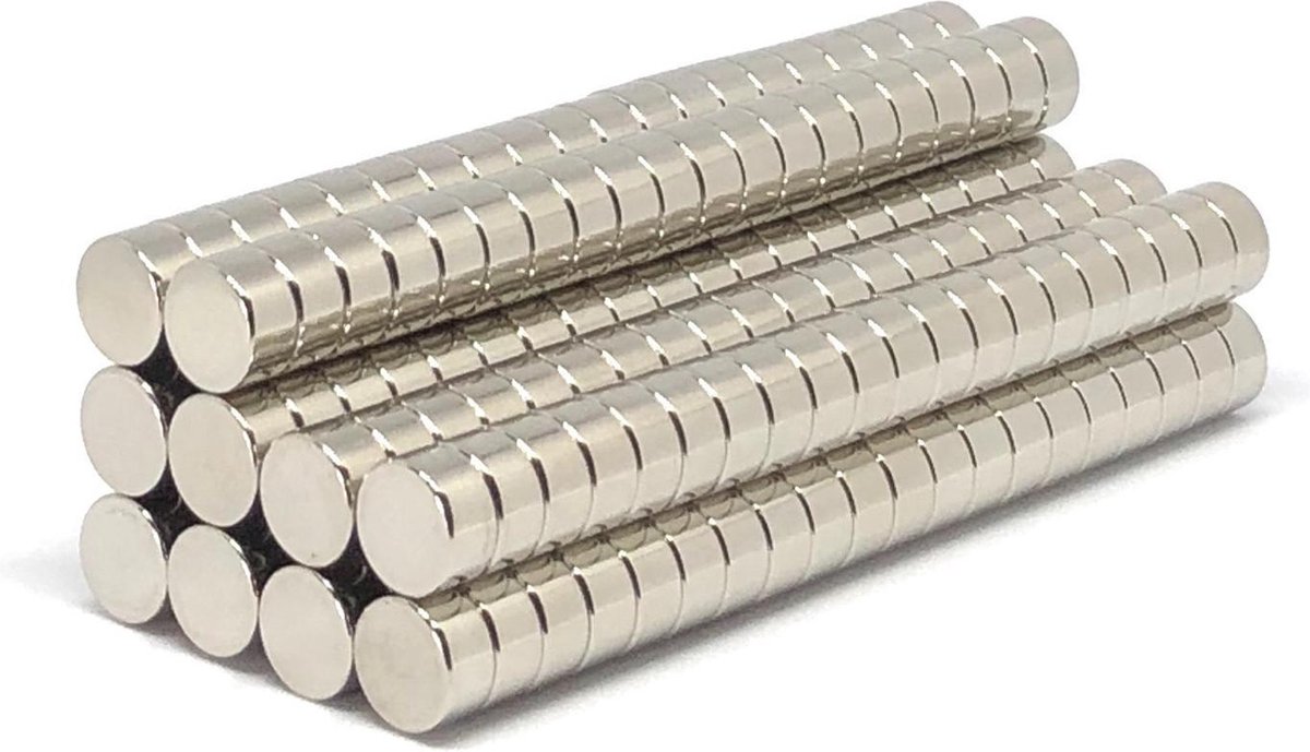 magneetverfmagneten.nl - Whiteboard magneet - 200 stuks - Neodymium - 10 x 5 mm
