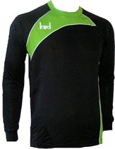 KWD Keepershirt Primero - Zwart/groen - Maat 128/140 - Pupil