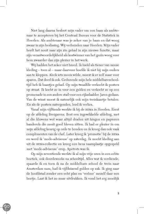 Pagina uit een boek met de titel 'Mijn verhaal'.