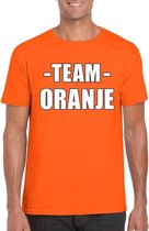 Sportdag team oranje shirt heren 2XL