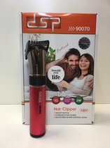 DSP Professional Trimmer 90070 Rood met Dorsh D1 Full Haarwax 150ml