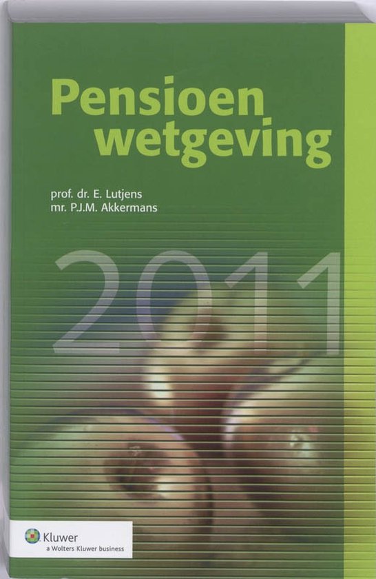 Cover van het boek 'Pensioenwetgeving 2011' van  Nvt