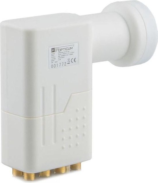 Opticum LOP 04H 10.7 12.75GHz Wit low noise block downconverter (LNB)