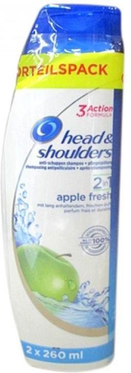 Head & Shoulders Shampoo/Conditioner Voordeelverpakking - Apple 2x260ml