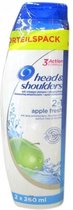 Head & Shoulders Shampoo/Conditioner Voordeelverpakking - Apple 2x260ml