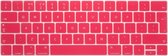 Toetsenbord bescherming - Siliconen cover voor Macbook PRO 13/15 inch (Touch Bar) 2016/2017/2018/2019 A1706 A1708 A1989 - Raspberry Pink