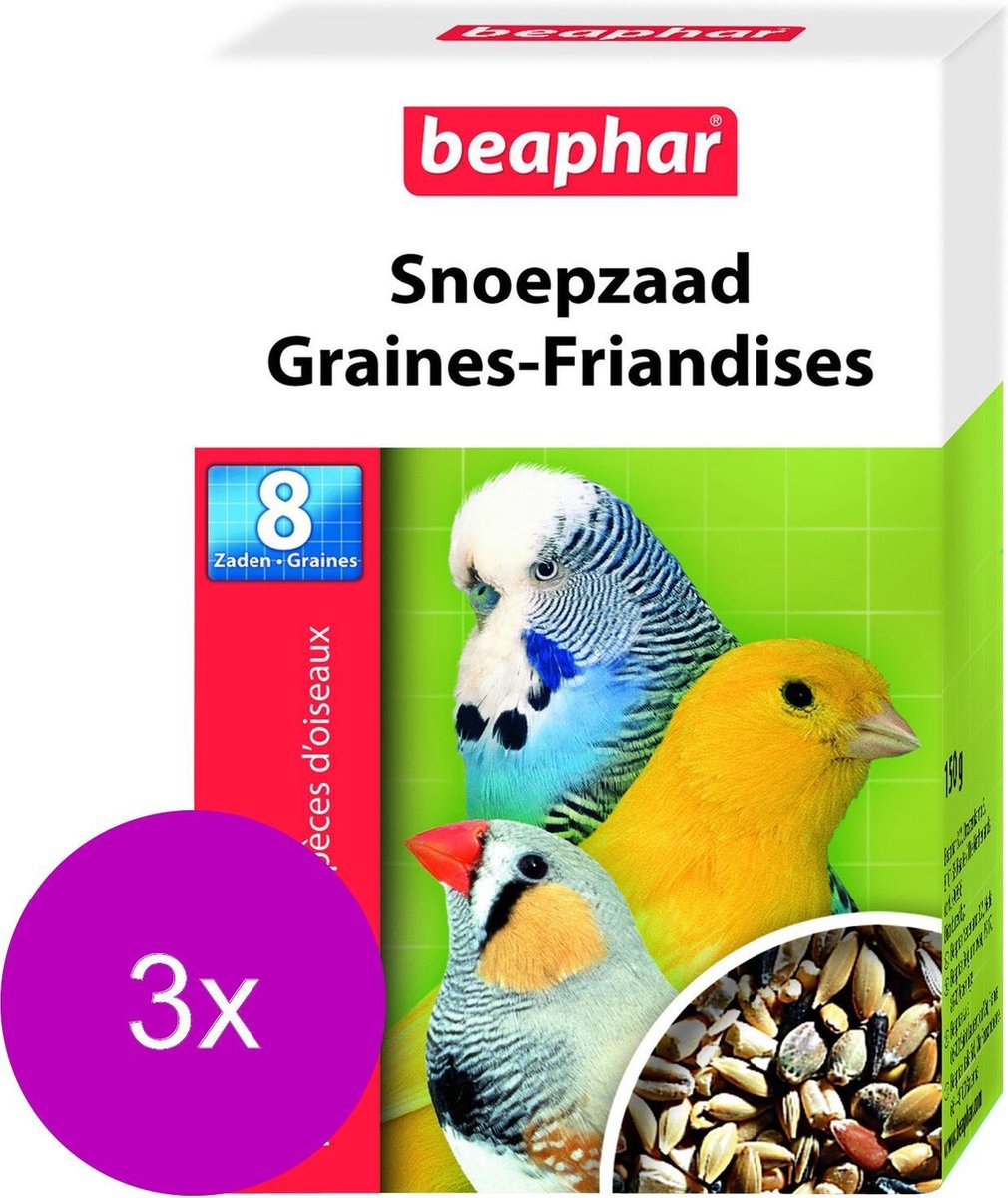 Beaphar Snoepzaad - 3 a 150 gr - Vogelsnack