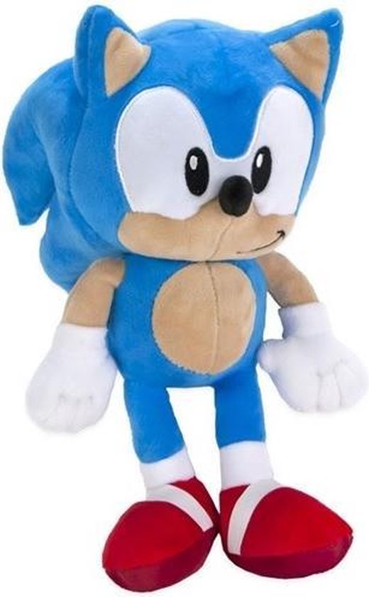 Sonic - The Hedgehog - Pluche Knuffel - Blauw - 30 cm | bol.com